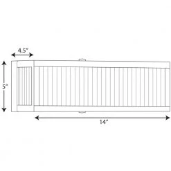 Dwyer Collection 2-Light Matte Black Clear Ribbed Glass Farmhouse Bath Vanity Light by Progress Lighting -Progress Lighting Shop black progress lighting vanity lighting p300265 031 76 1000