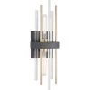 Orrizo Collection 6-3/8 in. 2-Light Black and Gold Modern Wall Sconce for Dining and Hallways by Progress Lighting -Progress Lighting Shop black progress lighting vanity lighting p710063 031 64 1000