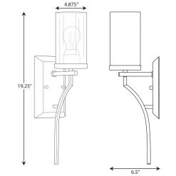 Lassiter 1-Light Black Wall Bracket by Progress Lighting 5 Lassiter 1-Light Black Wall Bracket by Progress Lighting -Progress Lighting Shop black progress lighting vanity lighting p710073 031 c3 1000