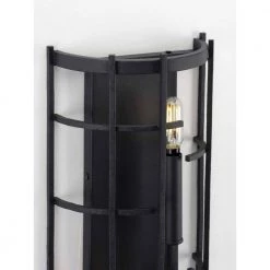 Torres 2-Light Black Wall Sconce by Progress Lighting -Progress Lighting Shop black progress lighting vanity lighting p710077 031 fa 1000