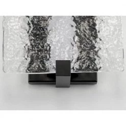 LED Stone Glass Sconce Black ADA Wall Sconce by Progress Lighting 18 LED Stone Glass Sconce Black ADA Wall Sconce by Progress Lighting -Progress Lighting Shop black progress lighting vanity lighting p710080 031 30 44 1000