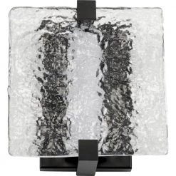 LED Stone Glass Sconce Black ADA Wall Sconce by Progress Lighting 19 LED Stone Glass Sconce Black ADA Wall Sconce by Progress Lighting -Progress Lighting Shop black progress lighting vanity lighting p710080 031 30 fa 1000