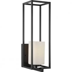 Chadwick 1-Light Black Wall Bracket Sconce by Progress Lighting -Progress Lighting Shop black progress lighting vanity lighting p710089 031 4f 1000