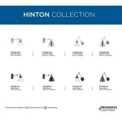 Hinton Collection 1-Light Black Swing Arm Adjustable Coastal Farmhouse Wall Light Sconce by Progress Lighting -Progress Lighting Shop black progress lighting wall lamps p710085 031 a0 1000