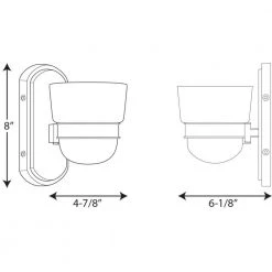 Index Collection 1-Light Matte Black Etched Opal Glass Modern Bath Vanity Light by Progress Lighting -Progress Lighting Shop black progress lighting wall sconces p300076 031 31 1000
