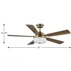 Tempt 52 in. Integrated LED Brass Ceiling Fan with Light by Progress Lighting 23 Tempt 52 in. Integrated LED Brass Ceiling Fan with Light by Progress Lighting -Progress Lighting Shop brass progress lighting ceiling fans with lights p2578 16330k 76 1000