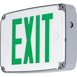 120-Volt White Integrated LED Exit Sign by Progress Lighting
