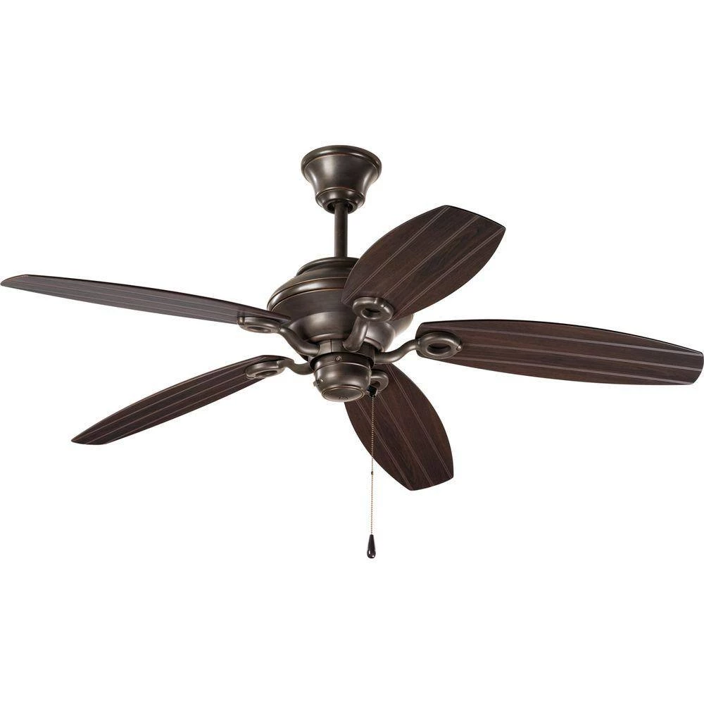 AirPro 54 in. Indoor or Outdoor Antique Bronze Rustic Ceiling Fan by Progress Lighting 7 AirPro 54 in. Indoor or Outdoor Antique Bronze Rustic Ceiling Fan by Progress Lighting - Image 5