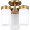Elevate Collection 3-Light Brushed Bronze Flush Mount with Etched White Glass Shades by Progress Lighting -Progress Lighting Shop brushed bronze progress lighting flush mount lights p350040 109 64 1000