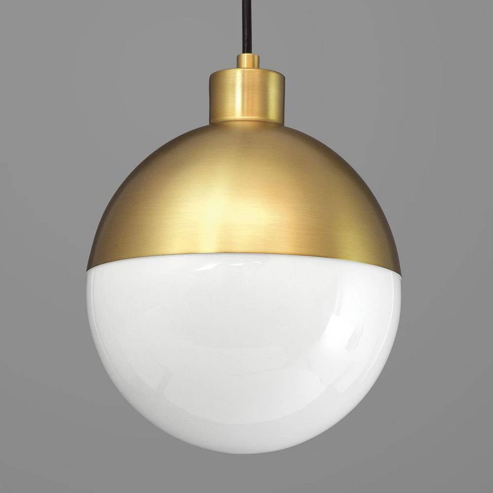 Globe 9-Watt Brushed Bronze Integrated LED Pendant by Progress Lighting 6 Globe 9-Watt Brushed Bronze Integrated LED Pendant by Progress Lighting - Image 4
