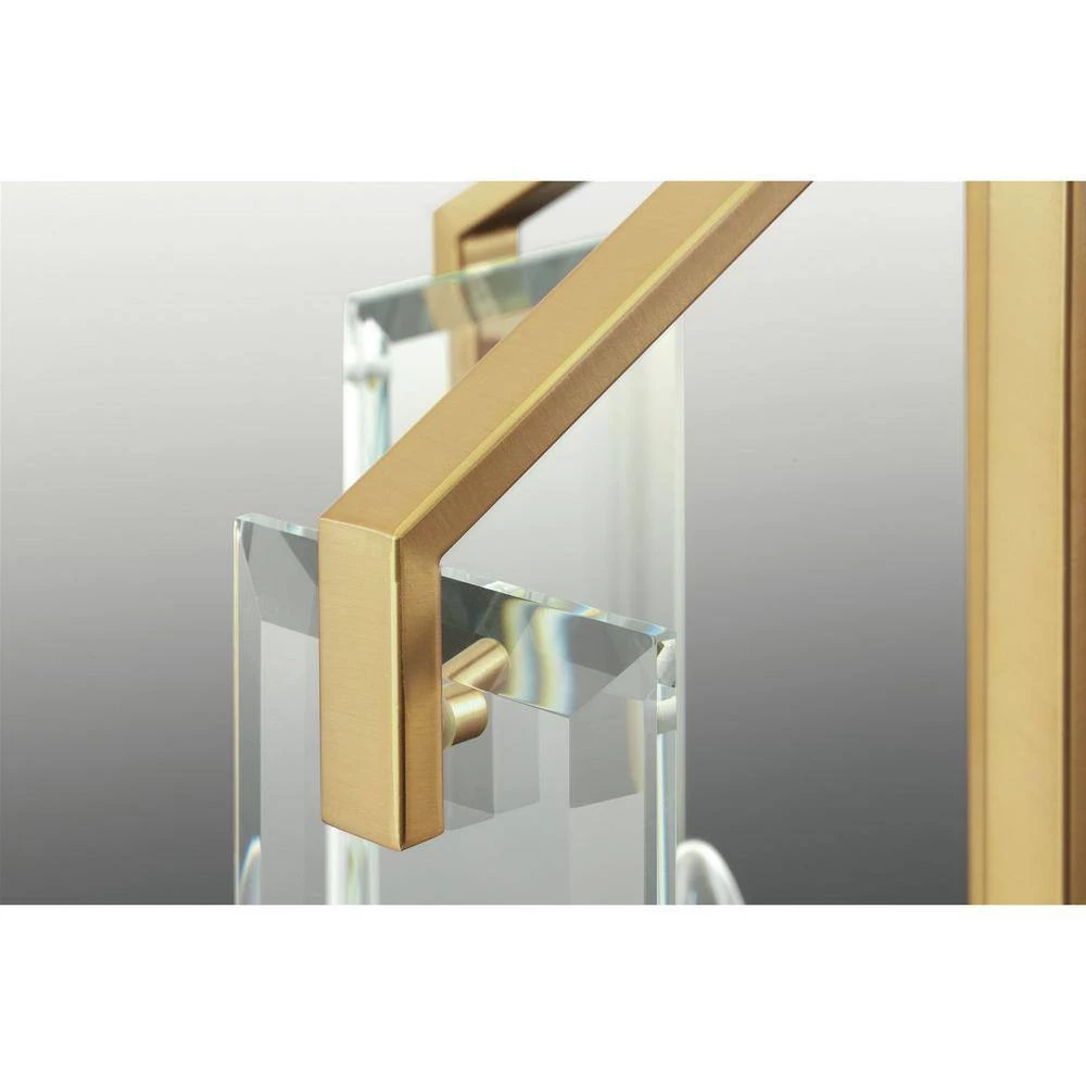 Cahill Collection 1-Light Brushed Bronze Clear Glass Luxe Bath Vanity Light by Progress Lighting 6 Cahill Collection 1-Light Brushed Bronze Clear Glass Luxe Bath Vanity Light by Progress Lighting - Image 4