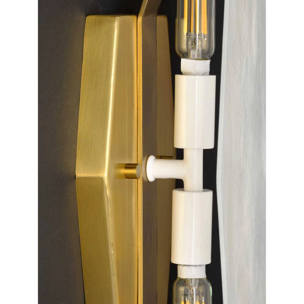 Rae 2-Light Brushed Bronze Wall Sconce by Progress Lighting 8 Rae 2-Light Brushed Bronze Wall Sconce by Progress Lighting - Image 6