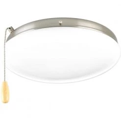 Fan Light Kits Collection 2-Light Brushed Nickel Ceiling Fan Light Kit by Progress Lighting