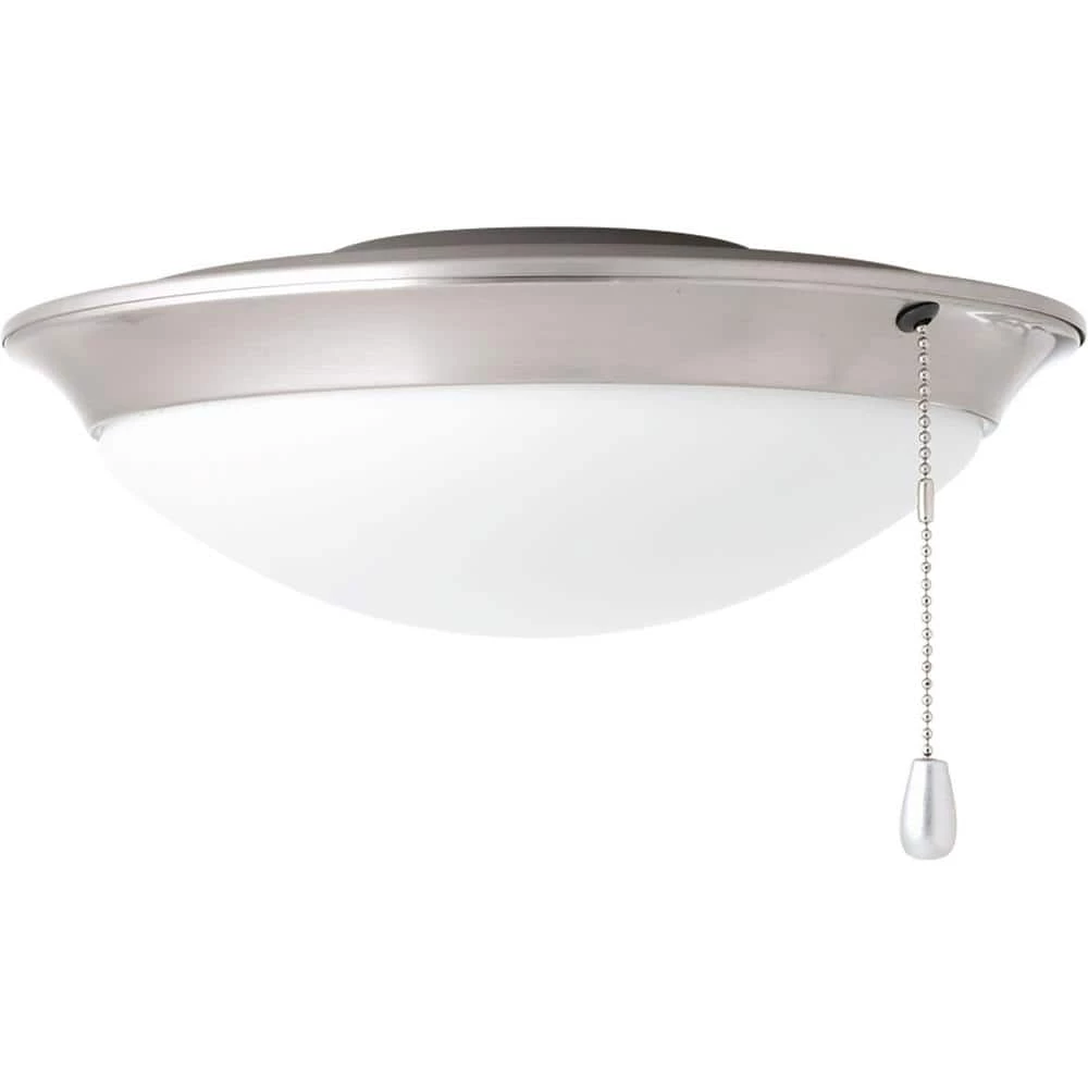 AirPro Collection 1-Light Brushed Nickel Ceiling Fan Light Kit by Progress Lighting 4 AirPro Collection 1-Light Brushed Nickel Ceiling Fan Light Kit by Progress Lighting - Image 2