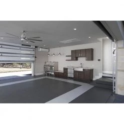 Vast Collection 72 in. 8-Blade Indoor Brushed Nickel Industrial Ceiling Fan with LED Light and Remote by Progress Lighting -Progress Lighting Shop brushed nickel progress lighting ceiling fans with lights p2550 0930k c3 1000