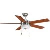 Verada 54 in. LED Indoor Brushed Nickel Ceiling Fan with Light Kit by Progress Lighting 1 Verada 54 in. LED Indoor Brushed Nickel Ceiling Fan with Light Kit by Progress Lighting -Progress Lighting Shop brushed nickel progress lighting ceiling fans with lights p2558 0930k 64 1000