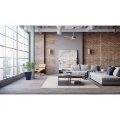 Oriole 3-Blade 60 in. Integrated LED Brushed Nickel Ceiling Fan with Light Kit by Progress Lighting -Progress Lighting Shop brushed nickel progress lighting ceiling fans with lights p2592 0930k 1f 1000