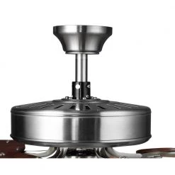 5-Blade 52 in. Integrated LED Brushed Nickel Ceiling Fan with Light Kit by Progress Lighting -Progress Lighting Shop brushed nickel progress lighting ceiling fans with lights p2599 09 77 1000