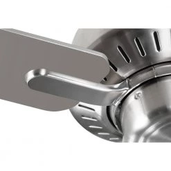 Drift Collection 32" 4-Blade Modern Brushed Nickel Ceiling Fan for Small Bedrooms by Progress Lighting -Progress Lighting Shop brushed nickel progress lighting ceiling fans without lights p250008 009 66 1000