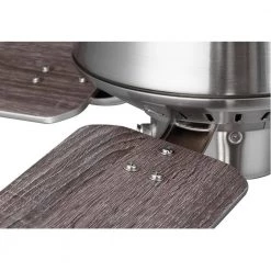 Drift Collection 32" 4-Blade Modern Brushed Nickel Ceiling Fan for Small Bedrooms by Progress Lighting -Progress Lighting Shop brushed nickel progress lighting ceiling fans without lights p250008 009 77 1000