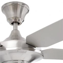 AirPro Signature 54 in. Indoor Brushed Nickel Modern Ceiling Fan by Progress Lighting -Progress Lighting Shop brushed nickel progress lighting ceiling fans without lights p2530 09 1d 1000