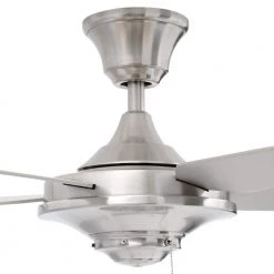AirPro Signature 54 in. Indoor Brushed Nickel Modern Ceiling Fan by Progress Lighting -Progress Lighting Shop brushed nickel progress lighting ceiling fans without lights p2530 09 a0 1000