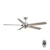 Ellwood Collection 68 in. Indoor Brushed Nickel Ceiling Fan with Remote by Progress Lighting -Progress Lighting Shop brushed nickel progress lighting ceiling fans without lights p2546 09 64 1000