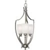 Wisten 3-Light Brushed Nickel Foyer Pendant with Etched Glass by Progress Lighting -Progress Lighting Shop brushed nickel progress lighting chandeliers p3509 09 64 1000