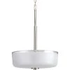 Alexa Collection 3-Light Brushed Nickel Foyer Pendant with White Linen Glass by Progress Lighting 2 Alexa Collection 3-Light Brushed Nickel Foyer Pendant with White Linen Glass by Progress Lighting -Progress Lighting Shop brushed nickel progress lighting chandeliers p3846 09 64 1000