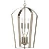 Gather Collection 6-Light Brushed Nickel Foyer Pendant by Progress Lighting -Progress Lighting Shop brushed nickel progress lighting chandeliers p3929 09 64 1000
