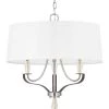 Nealy 3-Light Brushed Nickel Chandelier by Progress Lighting 2 Nealy 3-Light Brushed Nickel Chandelier by Progress Lighting -Progress Lighting Shop brushed nickel progress lighting chandeliers p400150 009 64 1000