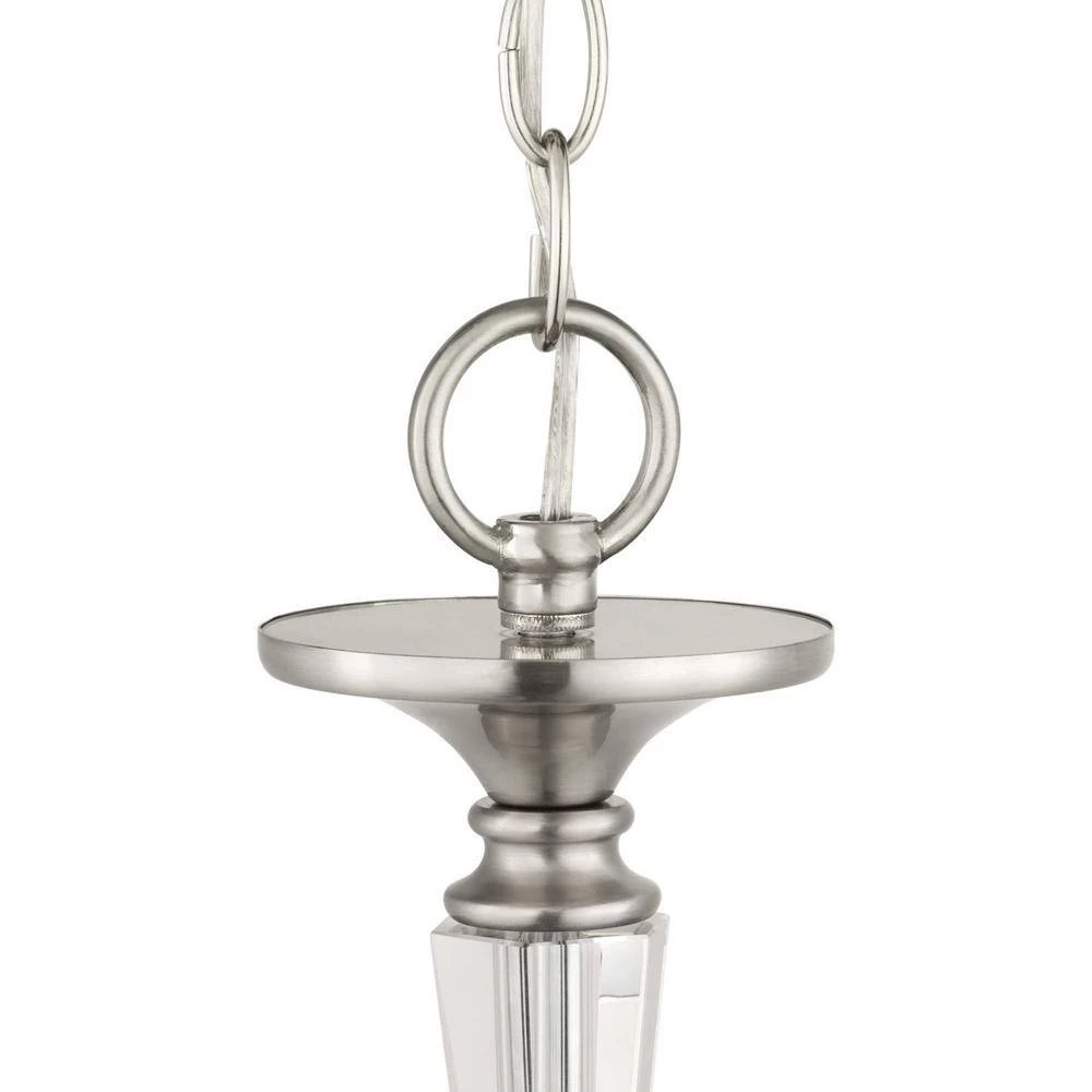 Stratham 9-Light Brushed Nickel Chandelier by Progress Lighting 6 Stratham 9-Light Brushed Nickel Chandelier by Progress Lighting - Image 4