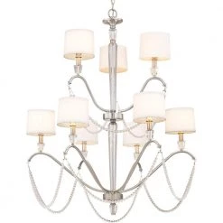 Stratham 9-Light Brushed Nickel Chandelier by Progress Lighting 12 Stratham 9-Light Brushed Nickel Chandelier by Progress Lighting -Progress Lighting Shop brushed nickel progress lighting chandeliers p400161 009 44 1000