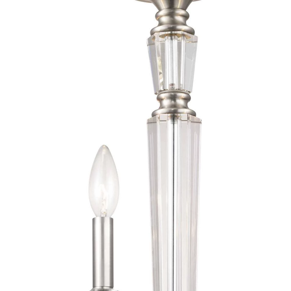 Stratham 9-Light Brushed Nickel Chandelier by Progress Lighting 5 Stratham 9-Light Brushed Nickel Chandelier by Progress Lighting - Image 3