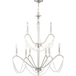 Stratham 9-Light Brushed Nickel Chandelier by Progress Lighting 13 Stratham 9-Light Brushed Nickel Chandelier by Progress Lighting -Progress Lighting Shop brushed nickel progress lighting chandeliers p400161 009 fa 1000
