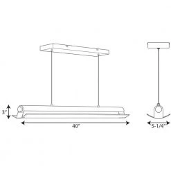 Concourse Brushed Nickel Integrated LED Pendant by Progress Lighting -Progress Lighting Shop brushed nickel progress lighting chandeliers p500002 009 30 77 1000