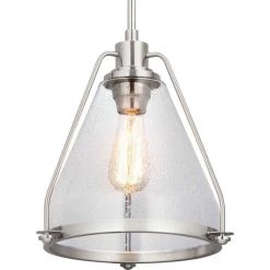 Range Collection 1-Light Brushed Nickel Pendant by Progress Lighting 13 Range Collection 1-Light Brushed Nickel Pendant by Progress Lighting -Progress Lighting Shop brushed nickel progress lighting chandeliers p500135 009 c3 1000