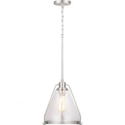Range Collection 1-Light Brushed Nickel Pendant by Progress Lighting 16 Range Collection 1-Light Brushed Nickel Pendant by Progress Lighting -Progress Lighting Shop brushed nickel progress lighting chandeliers p500135 009 fa 1000