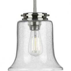 Winslett 1-Light Brushed Nickel Mini-Pendant by Progress Lighting