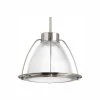 1-Light Brushed Nickel LED Pendant with Clear Prismatic Glass Shade by Progress Lighting 1 1-Light Brushed Nickel LED Pendant with Clear Prismatic Glass Shade by Progress Lighting -Progress Lighting Shop brushed nickel progress lighting chandeliers p5143 0930k9 64 1000