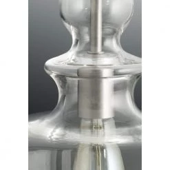 Staunton Collection 1-Light Brushed Nickel Pendant with Clear Glass by Progress Lighting -Progress Lighting Shop brushed nickel progress lighting chandeliers p5332 09 77 1000