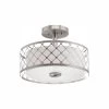 Mingle Collection 17-Watt Brushed Nickel Integrated LED Semi-Flush Mount Light by Progress Lighting -Progress Lighting Shop brushed nickel progress lighting flush mount lights p2332 0930k9 64 1000