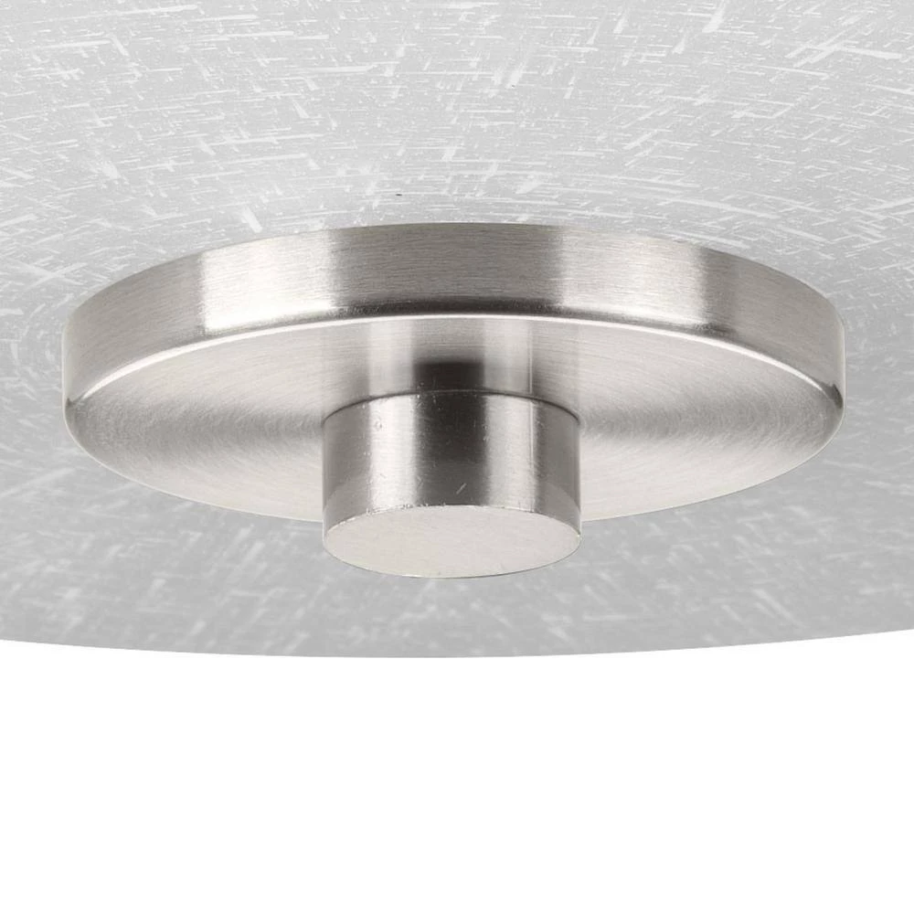 Alexa Collection 2-Light Brushed Nickel Semi-Flush Mount by Progress Lighting 9 Alexa Collection 2-Light Brushed Nickel Semi-Flush Mount by Progress Lighting - Image 7