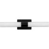 Blanco LED Collection 22" Matte Black Etched White Glass Modern Bath Vanity Light by Progress Lighting -Progress Lighting Shop brushed nickel progress lighting flush mount lights p300150 031 30 64 1000