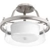 Indulge 2-light Brushed Nickel Semi-Flush Mount by Progress Lighting -Progress Lighting Shop brushed nickel progress lighting flush mount lights p3169 09 64 1000