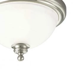 Madison Collection 1-Light Brushed Nickel Flush Mount with Etched Glass by Progress Lighting -Progress Lighting Shop brushed nickel progress lighting flush mount lights p3311 09 4f 1000