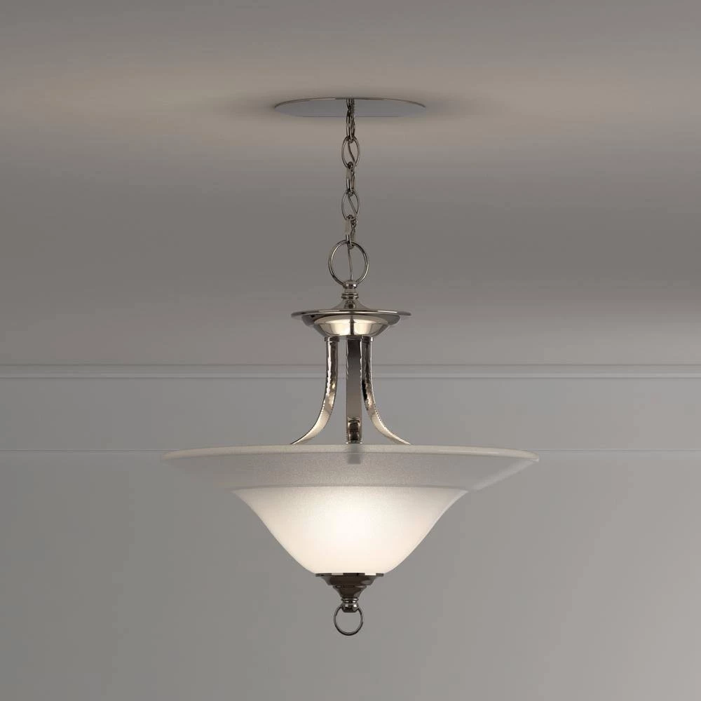 Trinity Brushed Nickel 2-light Semi-flushmount by Progress Lighting 5 Trinity Brushed Nickel 2-light Semi-flushmount by Progress Lighting - Image 3