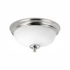 13 in. Alabaster Collection 21 -Watt Brushed Nickel Integrated LED Flush Mount by Progress Lighting 2 13 in. Alabaster Collection 21 -Watt Brushed Nickel Integrated LED Flush Mount by Progress Lighting -Progress Lighting Shop brushed nickel progress lighting flush mount lights p350002 009 30 64 1000