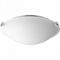 12 in. Dome Collection 20-Watt Brushed Nickel Integrated LED Flush Mount by Progress Lighting