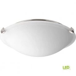 12 in. Dome Collection 20-Watt Brushed Nickel Integrated LED Flush Mount by Progress Lighting -Progress Lighting Shop brushed nickel progress lighting flush mount lights p350055 009 30 a0 1000
